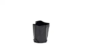 Naturally Green LDPE Nursery Bag Grow Bag for Plantation Purpose of Flowers and Plants in Black Color 40 Piece