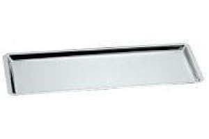 Abert Vassoio Pasticceria Gastronomia in Acciaio Inox 18/10 (35x20)