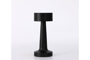 Kizozo Bezprzewodowa lampa stołowa LED, na baterie, lampa stołowa z baterią, lampa stołowa LED, ściemniana, lampka nocna, lampa biurkowa, lampa stołowa do salonu, sypialni, 3 kolory światła