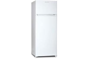 MILECTRIC FRIGORIFICO RFD-212B (Doble puerta, 208 Litros, Blanco, Alto 142cm, A+, Independiente)