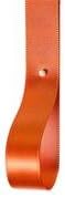 Double Faced Satin Ribbon (3mm x 50m) - Burnt Orange (021)