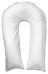 Crazypriceuk Big C U Body Support Pregnancy Pillow &amp; Maternity Pillow White Pillowcase SPECIAL OFFER