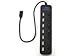 Produktbild MicroMobile USB Type-C 3.1 to 7 Ports USB 2.0 Hub - Black, MSPPU31003B (USB 2.0 Hub - Black with Power Switch, USB Charger Hub)