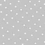 5m Roll Christmas Xmas White Dots Print Cellophane Film Gift Wrap - Clear - 5 Metres x 80cm