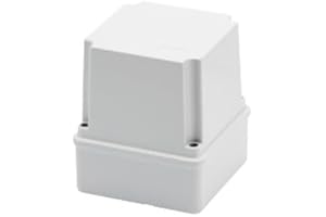 GEWISS DI FAZIO SRL Gewiss Cassetta Scatola di derivazione con coperchio alto a vite IP56 Dimensioni 100x100x120 mm Pareti Lisce GW44214