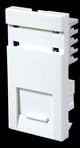 Philex 70402RE CAT5E RJ45 Wall Outlet Module - White