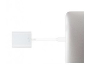 Moshi Mini DisplayPort auf HDMI Adapter (4K) silber