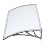 flyelf Tür Vordach Shelter Vorderseite Rückseite Veranda aus Tür Schatten 100 x 100 cm