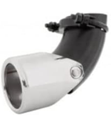 Universal Auspuffblende 45mm Chrom - Edelstahl Endrohr Für Auto & Motorrad