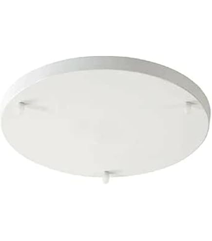 Rosace De Plafond En Bois D'hévéa 30 Cm - 3 Trous - Cache-fil Pour Lustre Et Suspensions - 3