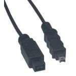 Cabling FireWire-Kabel 9 – 4 (400 bis 800), 2 m. 9-pol zu 4-pol – IEEE1394/IEEE1394A (für Mac und PC)-2 m - 4