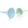 GLAMSA Set Of 3 Small Funnel Set – Useful For Home And Salon Use – Ideal For Filling Bottles And Containers – Diameter Sizes: 5CM, 3.5CM & 2.5CM