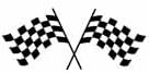 Large Motor Racing Flag Sticker/Decal for Race Truck/Transporter - By SCA ART