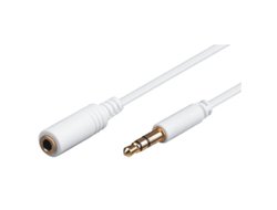 Preisvergleich Produktbild Mcab 3.5MM Jack Extension 5.0M WHI
