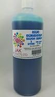 1 litre bottle of Blue Bubblegum Slush Syrup - Snow cone Syrup - Cocktail Syrup