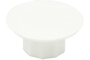 IROX 10 tapones para los agujeros de 9 mm, de plástico PLA con cabezal de 15 mm, color blanco