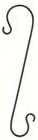 Panacea 18 inch Branch Hook Black Panacea