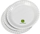 John Deere-Disposable Paper Plate