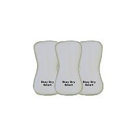 Best Bottom Diaper Insert - Stay Dry & Organic Cotton/hemp (Stay Dry - Medium 3 pack) Kids, Infant, Child, Baby Products