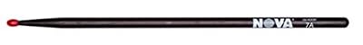 Vic Firth NOVA Series Drumsticks - 7AN - Nylon Tip - Black