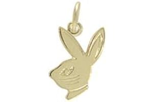 Viennagold Bunny Charms Ketten Anhänger echt 14 Karat Gold 585 14K (Art.206291)