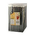 Papstar Flexible Trinkhalme einzeln gehüllt Schwarz 24cm (600 Stck. Packung) - 3