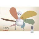  Pack Ventilador infantil de LED y Mando a distancia color pastel.