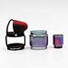 Produktbild DEKPRO 3-in-1 TFV12 Prince 8 ml Tank & Silikon Vape Band Ringe & Tropfspitze Rainbow Schwarz schwarz/rot