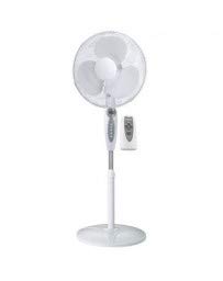 Infiniton Electronics  BN-40JW Ventilateur à pied 40 cm, 230 V/50hz/50 W, 3 vitesses, fonction Oscillateur, hauteur et angle réglable, télécommande