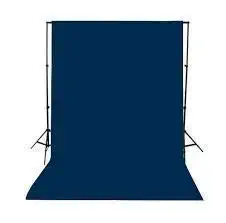 Hanumex 8 x 10.5 FT Navy Blue Color LEKERA Cloth Backdrop Photo Light Studio Photography Background- Color-Navy Blue