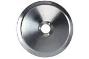 Lama RASSPE affettatrice 220mm foro centrale 40mm - 3 fori fissaggio - diametro incavo coprilama 180mm Materiale C45