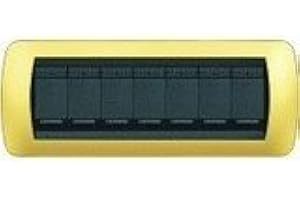 Bticino Plaque Living International L4807OS plaque 7P or satiné