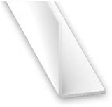 PVC Plastic Unequal Angle White - 10mm x 20mm x 1m: Amazon.co.uk: DIY ...