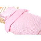 Saplings Pink Gingham Bedding Set
