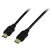 Produktbild Connect 2 m High Speed HDMI Kordel mit Ethernet Plus Gold - Schwarz