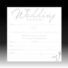 Pack of 10 Luxury Foiled Wedding Invitations