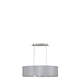 Textil Leuchte aus der Serie MASERLO in den Farben schwarz-gold, grau-silber, cappuccino-gold, taupe-gold