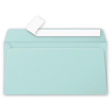 Clairefontaine 55335C Pack de 20 Enveloppes Pollen 110 x 220 mm Vert Jade