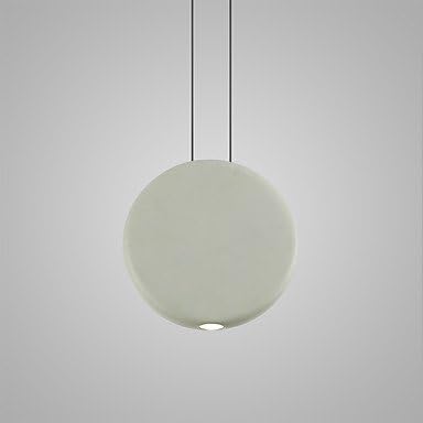 Resin pendent lamp Modern/Triangle lamp/Comtemporary Nature Inspired LED Chic &amp; /Classic Painting Feature for Matte MetalLiving Room , gream white