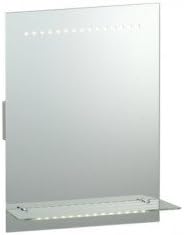 Saxby Lighting Omega IP44 1.05W Mirror Light (Matt Silver)