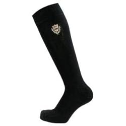 PFIFF 100322 Chaussettes d'équitation à Carreaux Unisexe, Mixte, 100322-60-37, Noir, 37-39