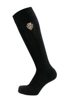 PFIFF 100322 Chaussettes d'équitation à Carreaux Unisexe, Mixte, 100322-60-37, Noir, 37-39