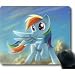 Produktbild Mauspad mit My Little Pony Zeichentrickfilm rutschfestem Neopren Gummi Standard Größe 22,9 cm (220 mm) X 17,8 cm (180 mm) X 1/8 (3 mm) Mauspad