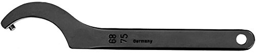 AMF 54965 Hakenschlüssel mit Zapfen für Muttern Durchmesser 58 mm/62 mm