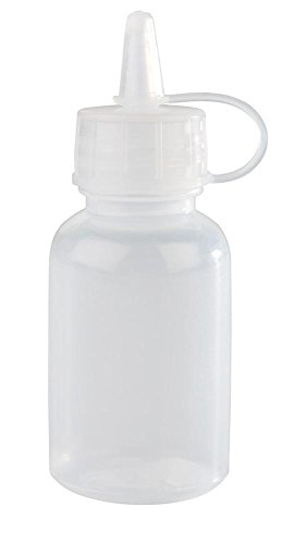 APS Quetschflasche -MINI-, 4er Set aus Polyethylen, transparent, Ø 3 cm, Höhe: 8,5 cm, 0,03 Liter