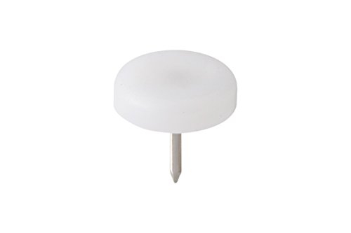 Preisvergleich Produktbild Meister Möbelgleiter Kunststoff, mit Stift, Durchmessser 25 mm, 8 Stück, 644446