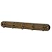 Produktbild SIRO Schlüsselleiste Sindelfingen, Landhaus, Klassisch, Vintage, Holz - Eiche gebeizt lackiert, 300 mm x 36 mm x 26 mm, LA 270 mm, 617-300HZ2ZN10