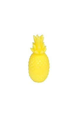 Générique Bougie ananas h20,5 cm - jaune