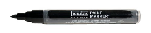 Liquitex Professional Paint Acryl - Marker, feine Spitze, Strichstärke 2 - 4mm - Karbonschwarz