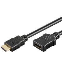 BIGtec 5m HDMI Verlängerung High Speed HDMI Kabel mit Ethernet , HDMI Verlängerungs Kabel , 1.4 HDMi Verlängerung Stecker - Buchse / HDMi Stecker auf HDMI Buchse / A Stecker - A Kupplung , 5 m 5,00m HDMI Kabel Verlängerung , Internet via HDMI (HEC) , Audio Rückkanal (ARC) , 3D Wiedergabe mit einer Auflösung von bis zu 1080p , HDMI St/Bu Kabel zum verlängern vorhandener HDMI Kabel oder im Einsatz mit HDMI adapter